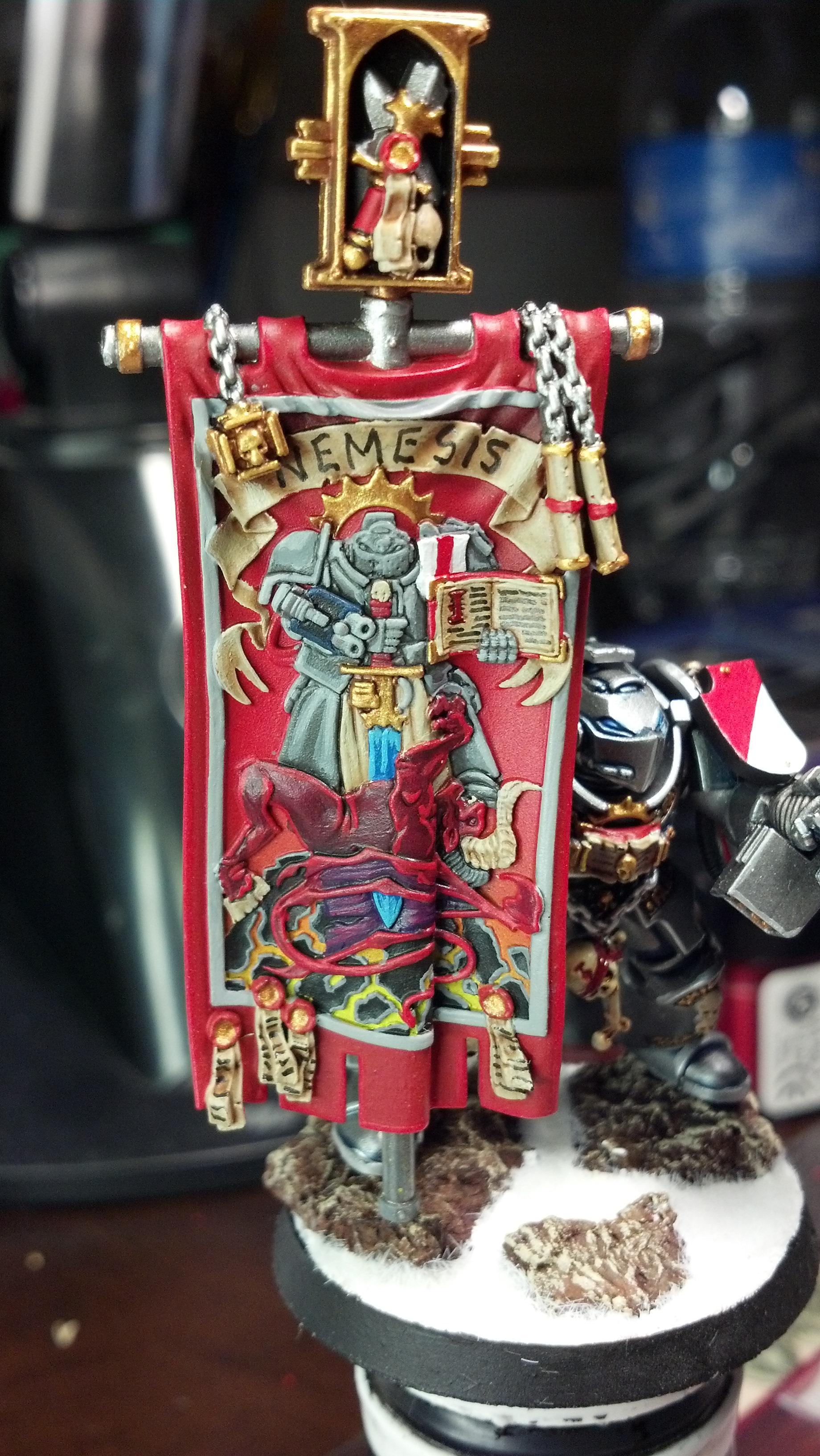 Grey Knight Nemesis Banner Bearer Gallery DakkaDakka